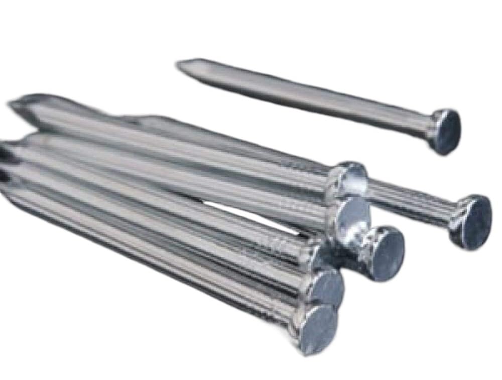 Clavos de Cemento,Clavos de Pared Tachuelas Clavos Clavo for cemento, galvanizado, de grano recto, clavo for cemento duro, clavo for pared de cemento, clavo de acero for cemento(2.5 Inches (About 80))