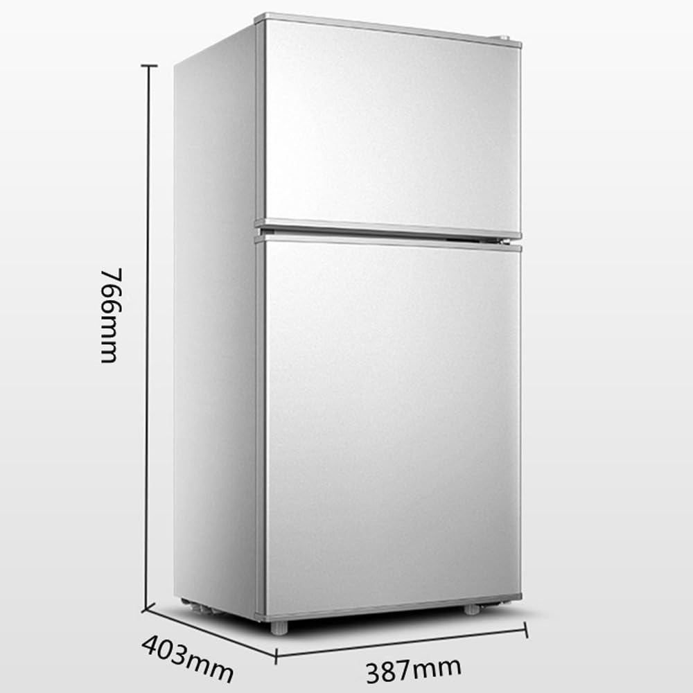 Refrigerador independiente con congelador superior de 30", refrigerador de tamaño completo con congelador, refrigerador de garaje, profundidad estándar, acero inoxidable, funciones de congelación y re