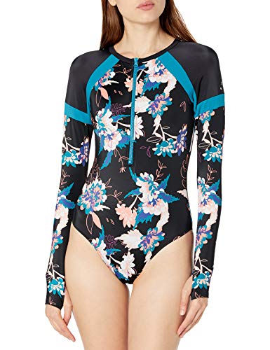 Roxy Junior's Fitness Swim, True Black Vallay, M