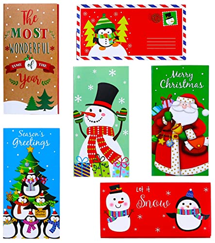 Iconikal 30-Count Christmas Gift Card/Money Holders with Envelopes
