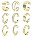 Chriscoco Ear Cuff Set für Damen Ohrmanschette Ohrringe Fake Ohrringe Fakepircings Ohr Earcuffs 14K Gold Clip Ohrringe Non Piercing Fake Helix Knorpel Wrap Cuff Ohrringe Ohrklemme mit Geschenkbox MI 4 günstig Kaufen-Chriscoco Ear Cuff Set für Damen Ohrmanschette Ohrringe Fake Ohrringe Fakepircings Ohr Earcuffs 14K Gold Clip Ohrringe Non Piercing Fake Helix Knorpel Wrap Cuff Ohrringe Ohrklemme mit Geschenkbox
