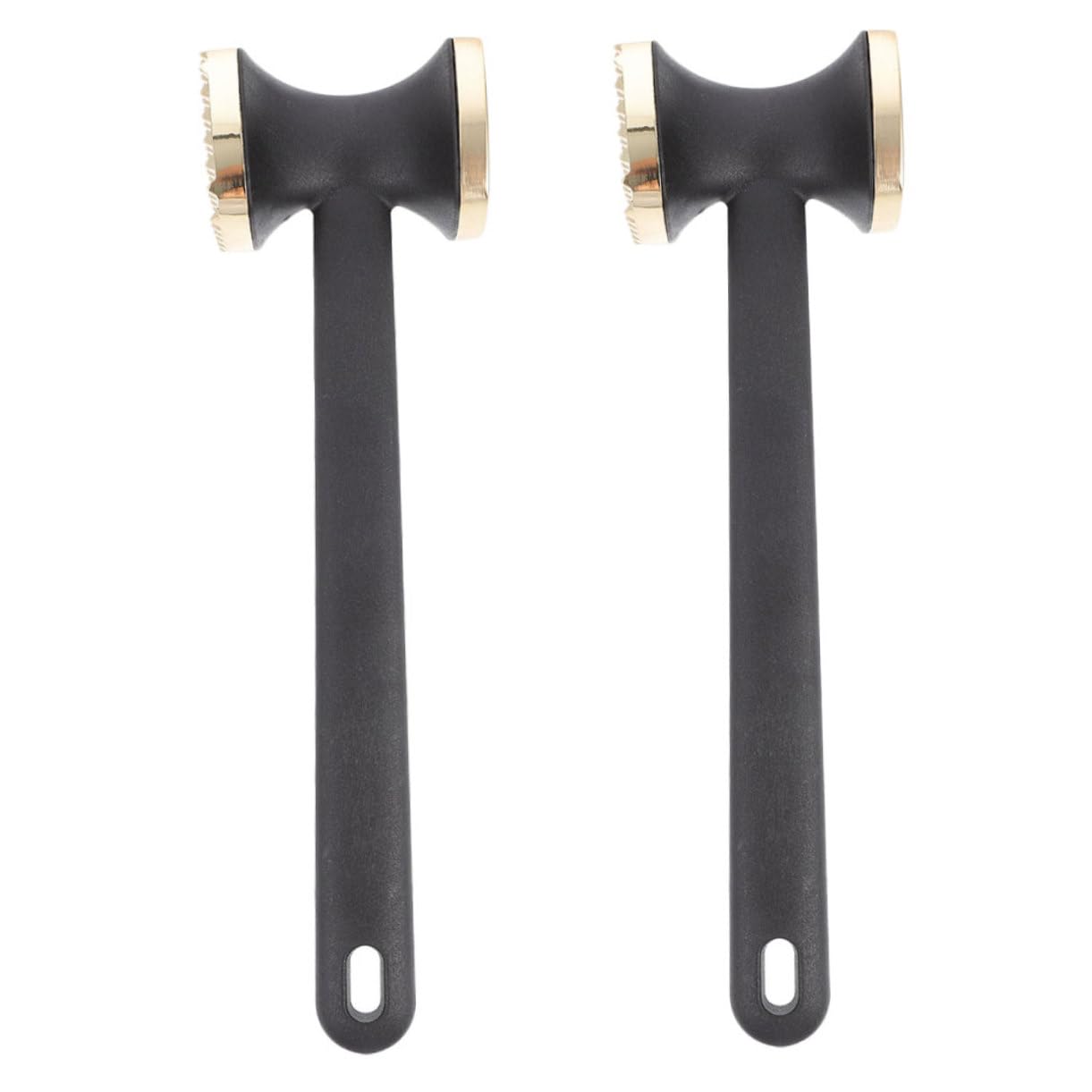 FUNOMOCYA 2Pcs Kitchen Mallet Meat Tenderizer Dual Sided Hammer for Tenderizing Steak Beef and Pork Comfortable Grip with Non Slip Handle