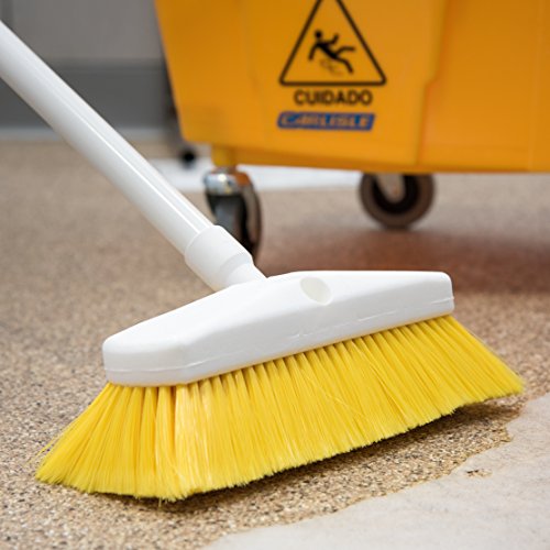Image of SPARTA Spectrum Flo-Thru Wall & Equipment Brush 10 inch - Yellow