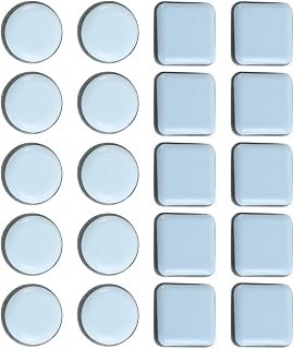 Furniture Pads 20pcs PTFE Floor Protector Glides for Chairs Tables