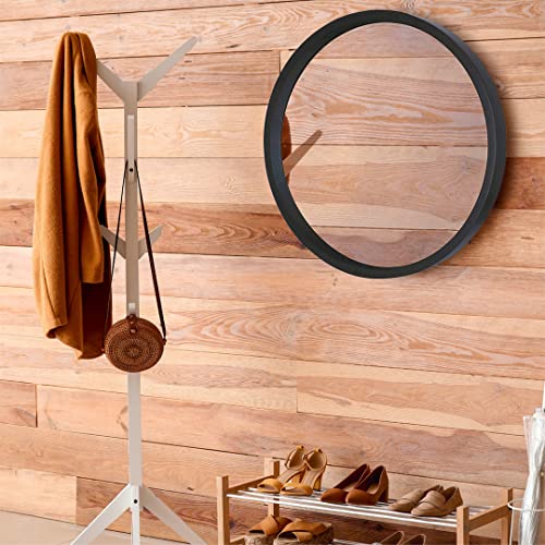 Mirrorize Black Round Mirror 30" for Living Room Wall Decor, Decorative Circle Mirror, Bathroom Vanity Mirror, Farmhouse Circular Mirror for Entryway - Image 4