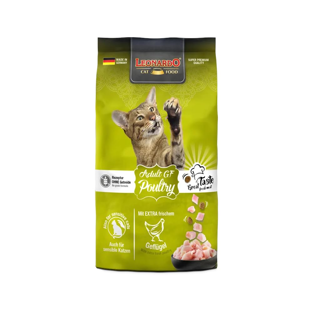 LEONARDO Adult Poultry GF [300g] Cat Food | Grain Free Dry Food