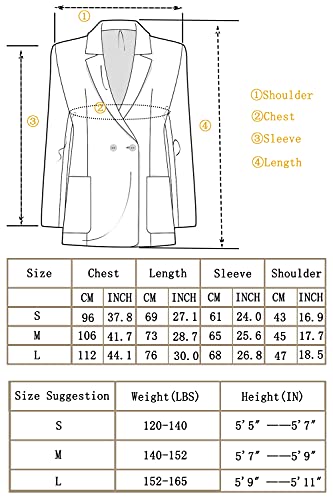 David.ann Men's Casual Fit One Button Center Vent Blazer Jacket,Grey #3625,Medium #TOP5