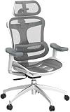SIHOO Doro C300 Ergonomic Office Chair with Ultra Soft 3D Armrests, Dynamic Lumbar Support for Home Office Chair, Adjustable Backrest Desk Chair (White) - 5