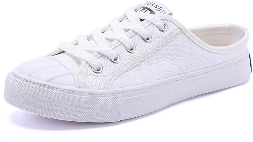open back canvas shoes