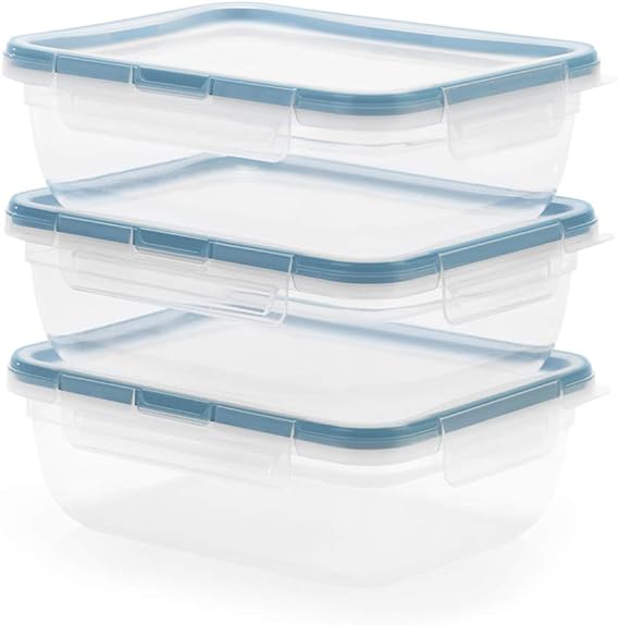 Snapware Total Solution 6Pc Plastic Food Storage Containers Set with