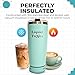 Liquid TuNes Stainless Steel Tumbler with Wireless Music Speaker, 20 oz Tumbler with Double-Wall Vacuum Insulation and Detachable Speaker (Sea Green)