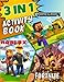 3 in 1 Activity Book Fornite Minecraft Roblox: A Stunning Book For Relaxation And Stress Relief. Providing Many Games And Images Of Fornite Minecraft Roblox