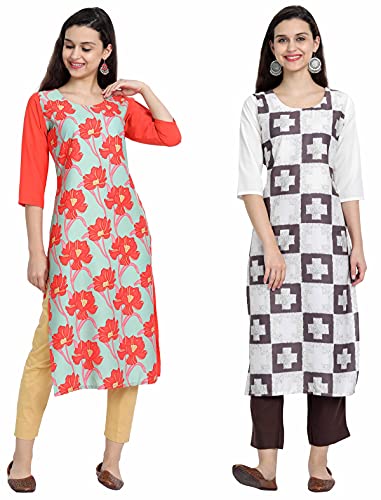 Image of Women's Crepe Regular Kurta