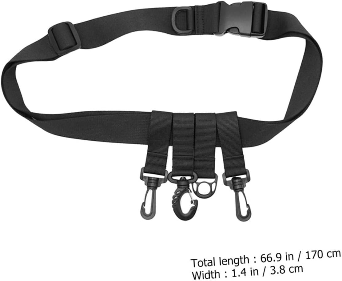 Fishing Lanyard Bass Fishing Retractable Belt Fish Holder Wading Waist Tackle Belt for Men Outdoor