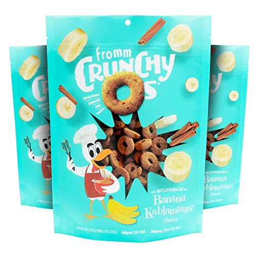 Fromm Crunchy Os Banana Kablammas Dog Treats - Premium Crunchy