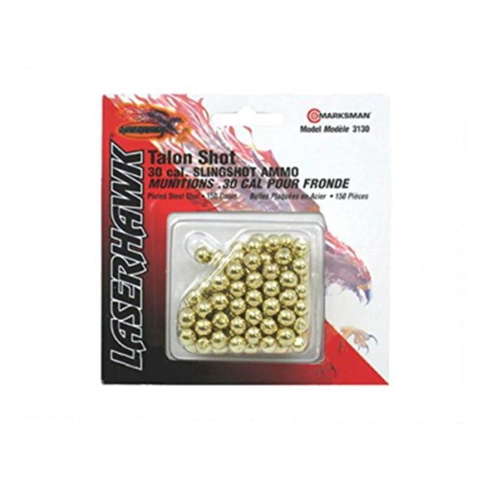 Marksman Laserhawk .30 Cal, Talon Steel Shot, Plated, 150ct
