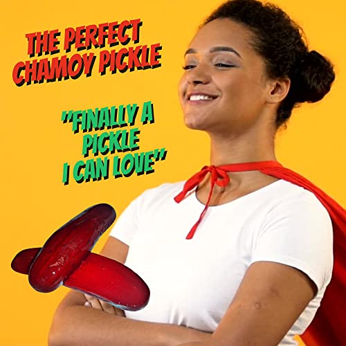 Mrs. Klein's Chamoy Pickles | Popular Red Pickles In Chamoy Pickles Kit To Make Your Own Chamoy Pickle Candy | Pickles Made With Mexican Chamoy For A Salty, Sour, Slightly Spicy And Sweet Flavor-Kosher, Gluten Free And Low Carb Snack | 32 Oz Pack Of 2 #TOP6