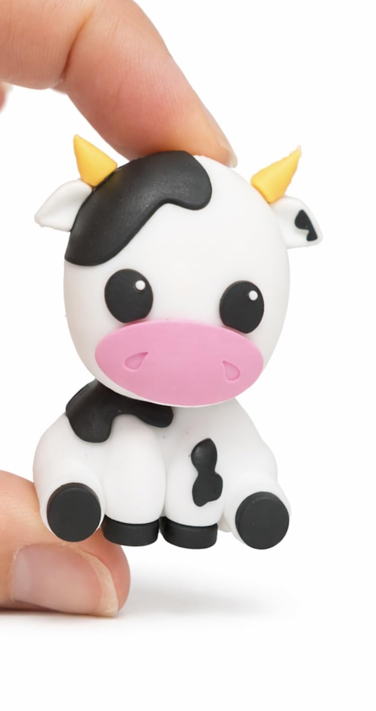 Ulticool – Vaca- 64 GB - Memoria Almacenamiento de Datos – USB Flash Pen Drive Memory Stick - Diseño único y Original – Gran Regalo de cumpleaños para niño/niña - Negro Blanco Rosa — view 5