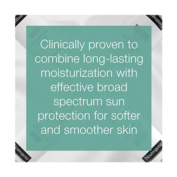 Neutrogena Oil Free Daily Long Lasting Facial Moisturizer & Neck Cream - Non Greasy, Oil Free Moisturizer Won't Clog Pores - SPF 15 Sunscreen & Glycerin, 4 fl. oz