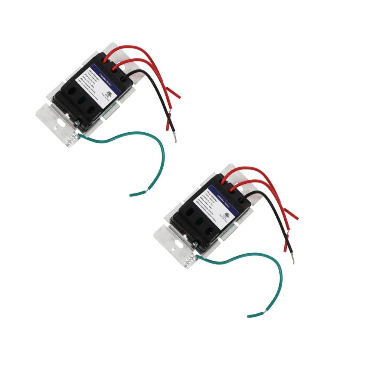 NUOBESTY 2 Pièces Variateur de Lumière LED Mural avec Indicateur Maximum Design Facile à Utiliser pour Domicile