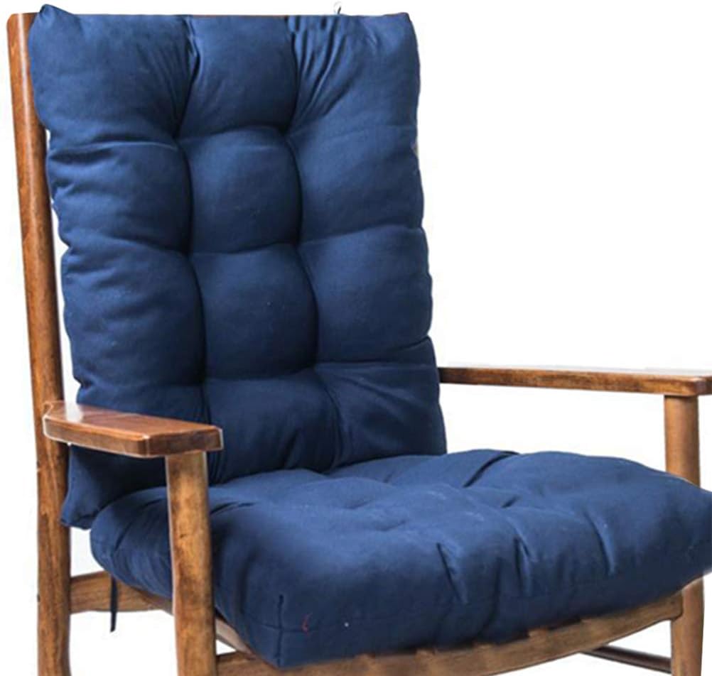 BEIJIALY 2 pcs/Set Rocking Chair Cushion Pad, Overstuffed Patio Seat