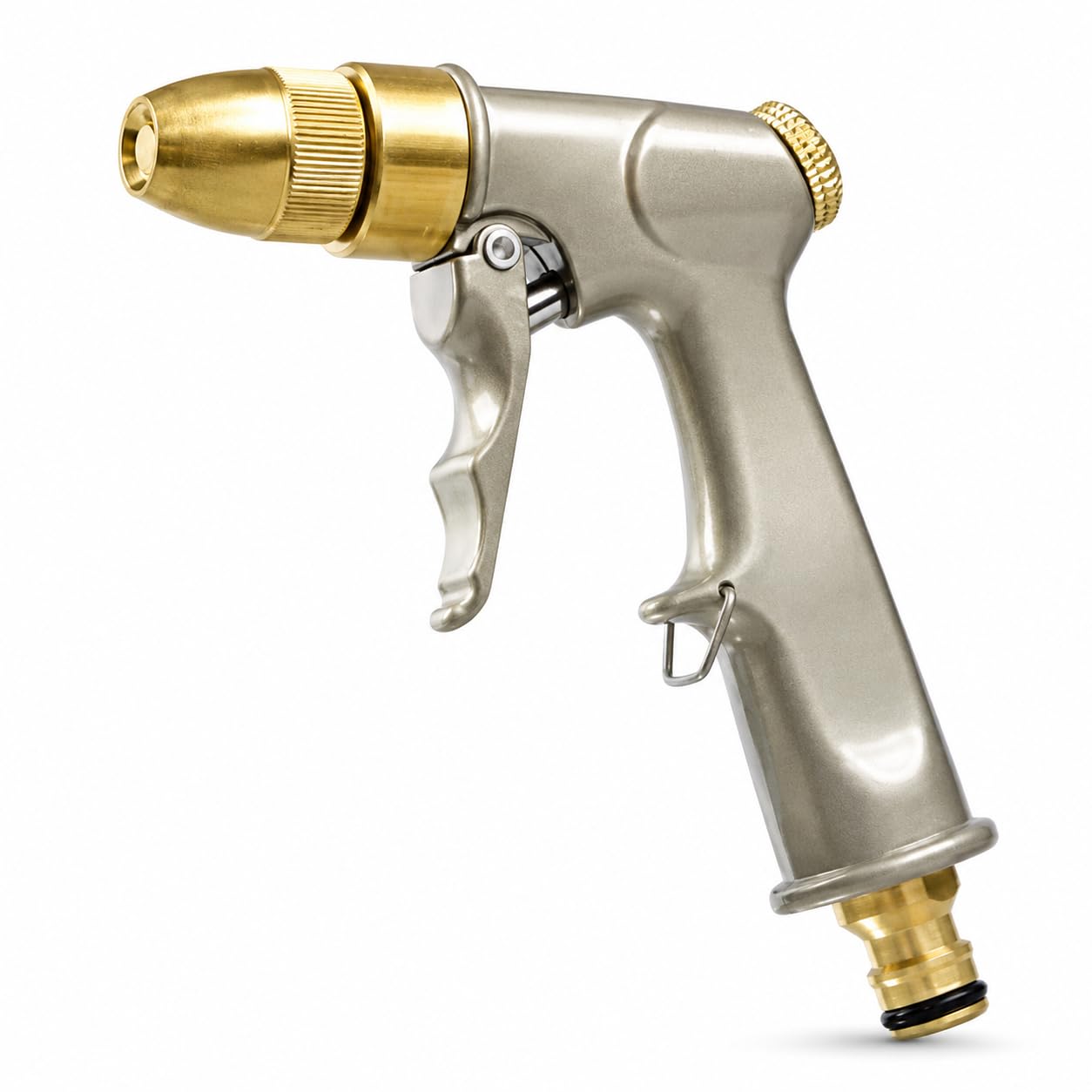RGN-N025-EU/Rujoi Garten Schlauchdüsen-Sprayer, 100% schwere Metalldüse, Hochdruck-Pistolen-Griff-Sprayer, 4 Bewässerungsmuster Wasserdüse