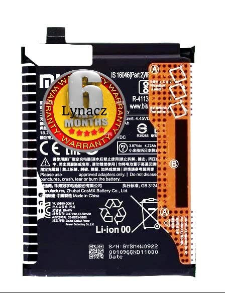 Image of Original BM4W Battery Compatible with Xiaomi Mi 1T Lite 5G (M27J17G)