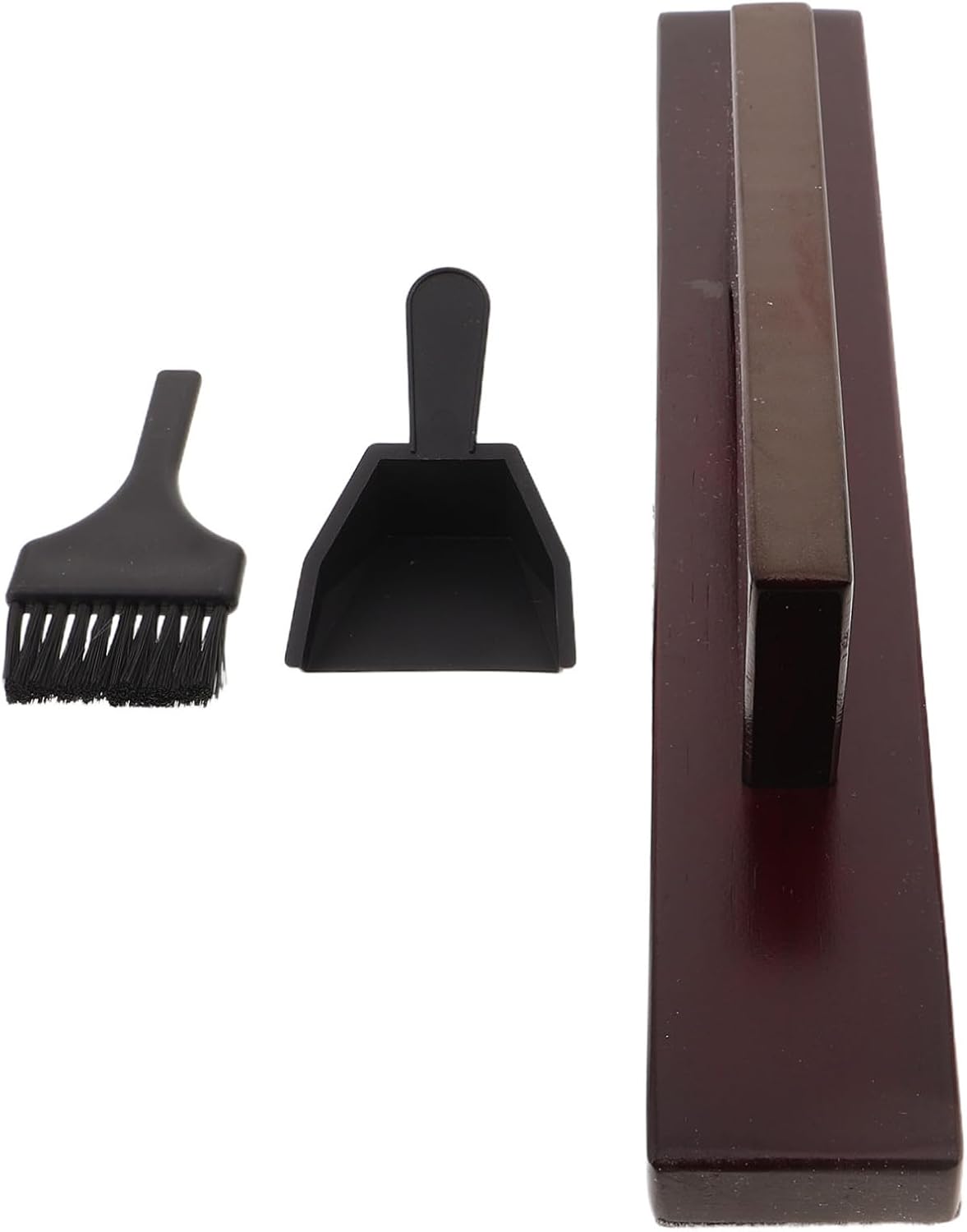 ibasenice Portable Cleaner with Dustpan Broom and Brush Set Shuffleboard for Top Shuffleboard Accessories Sturdy Plastic and Solid Wood Maintenance Needs Table