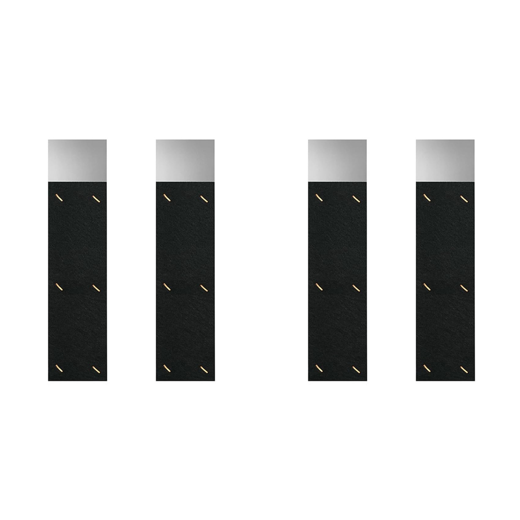Jnchdghwa Black Gutter Noise Dampener- 4 Pack Rain Gutter Downspout Portable Gutter Adjustable Gutter Drip A