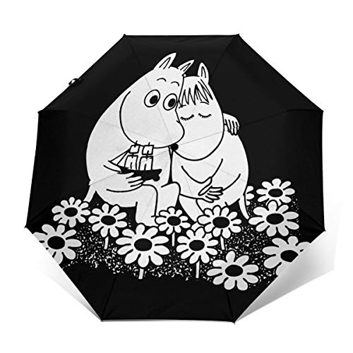 自動折り傘 ムーミン メンズ レディース 耐強風 人気新品 ワンタッチ 梅雨対策 晴雨兼用 日傘 超撥水 自動開閉 大きい 頑丈な ビッグサイズ ギフト 大きい 折り畳み傘 自動開閉