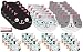 Purr-FECT Cats Party Supplies Bundle Pack for 16 Guests (Plus Party Planning Checklist by Mikes Super Store)