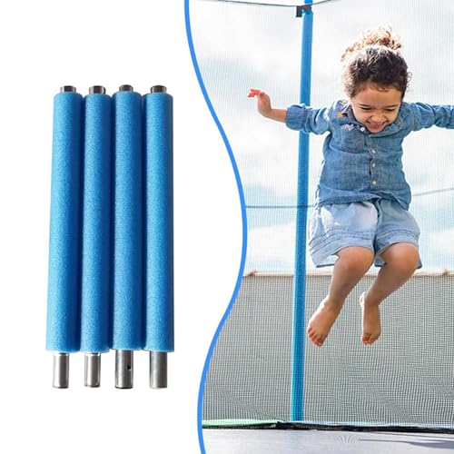Postes de trampolín de 4 piezas con accesorios para cambiar varillas 2