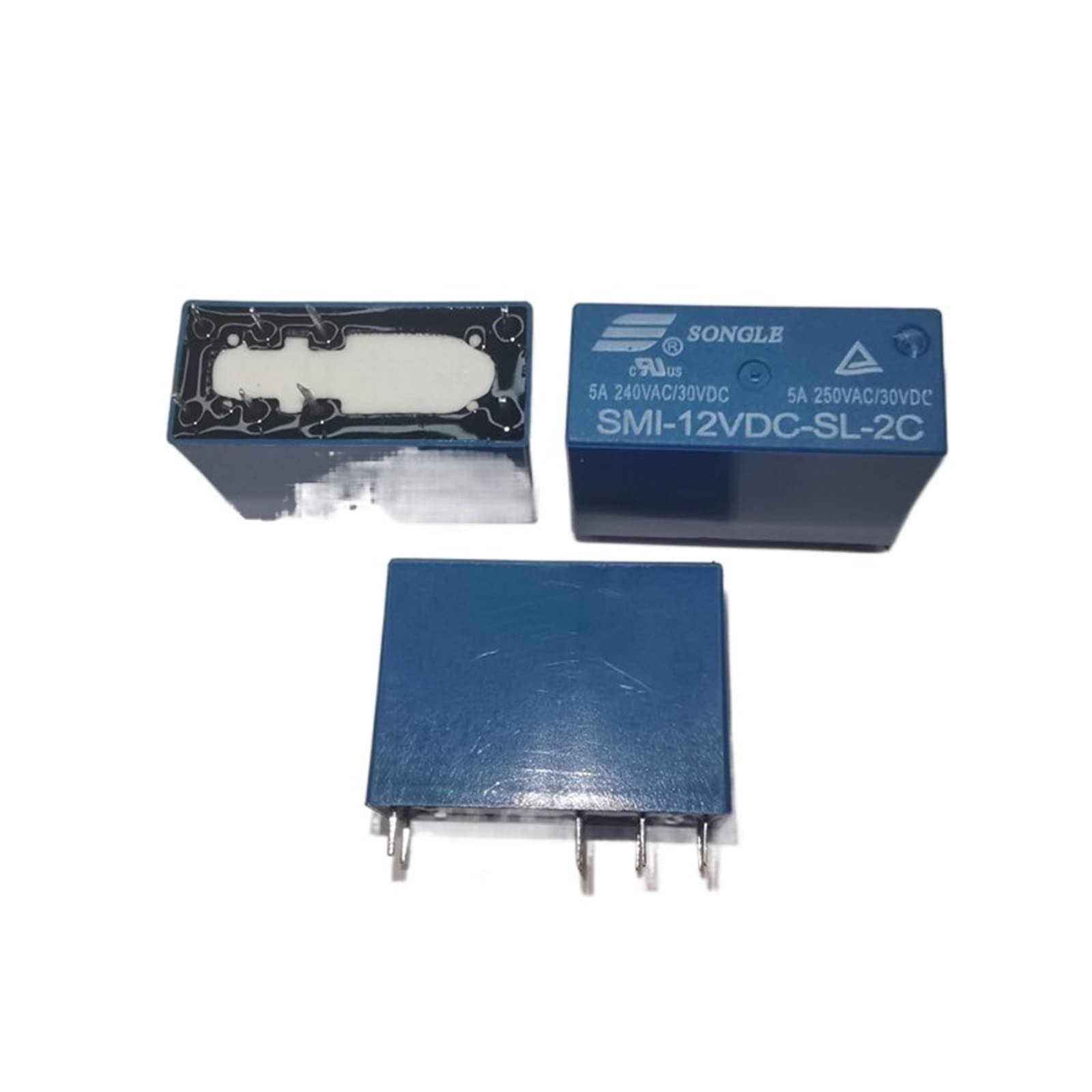 Relé SMI-12VDC-SL-2C electromagnético miniatura de 8 pines