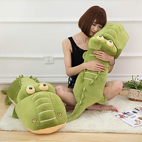 Catkoo Peluche de cocodrilo de 65 cm, para decoración del hogar, de...