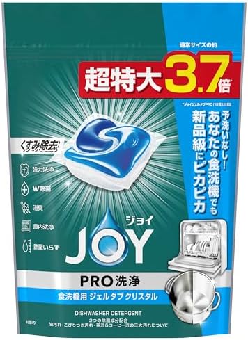 （05:00時点） ジョイ PRO洗浄 食洗機用洗剤 ジェルタブ クリスタル 48個