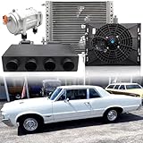 12000 BTU 12V Under Dash Air Conditioner with Heating, Universal 12 Volt A/C Kit System, Electric DC 12V Underdash AC Unit Quiet, Fast Cooling for Classica Car, Automotive, Pickup Truck, ATV, Sweeper