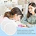 2pcs Nail Dust Collector Filter, Nail Dust Collector Replacement Filter for Melodysusie with 1 Brush Attach Ash Reusable Tool Compatible with Spro Xc320j