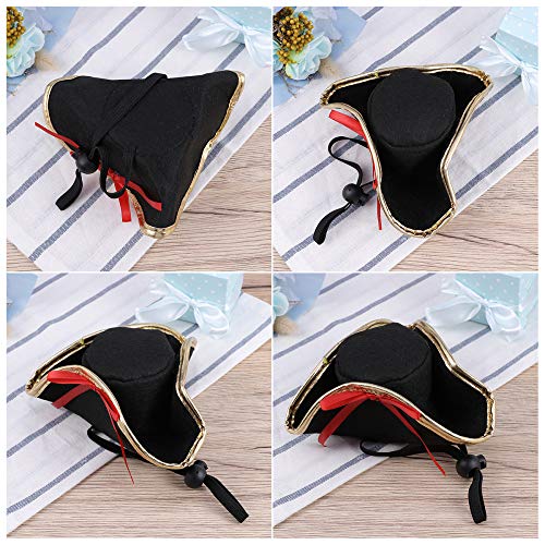 Binaryabc Halloween Pet Pirate Hat,Halloween Pet Dog Cosplay Costume Accessory Photo Props,15 X 11 X 5.5Cm thumb #4