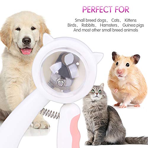 Anself Cortador de unhas de gato para gatos Cortador de unhas de gato Tesoura de unhas de gato Corta