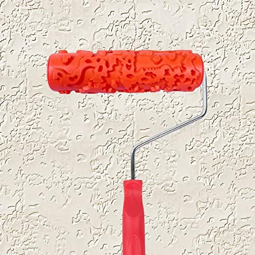 7'' Patterned Paint Roller for Wall Decoration Classic Brick Embossing Texture Rubber Roller (EG323T)