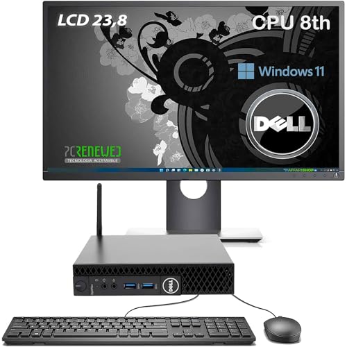 ✅ Pronto all'uso: Questo mini PC desktop con Windows 11 e office 2019 è pronto per l'uso appena estratto dalla confezione. Ha superato un rigoroso processo di ricondizionamento e test di controllo qualità. Riceverai un computer in eccellenti condizioni da PCRENEWED , inclusi nuovi tastiera e mouse.