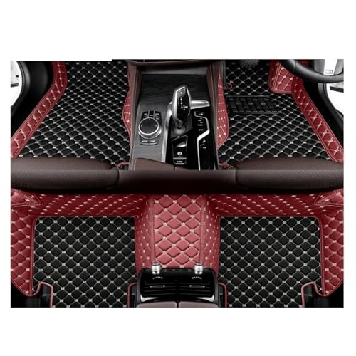 Tapis Voiture Sid 2017-2018 Tapis Sol Antisalissures RHD Noir Rouge