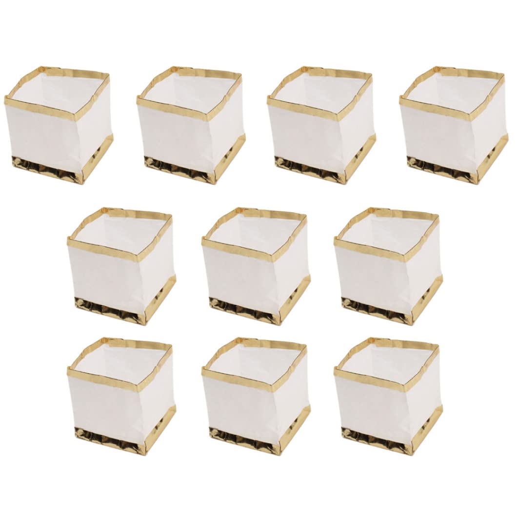 Pineeseatile 10 Pack Floating Lanterns Candle Water Floating Pool Lights for Outside Wishing Praying, 5.9 Inch