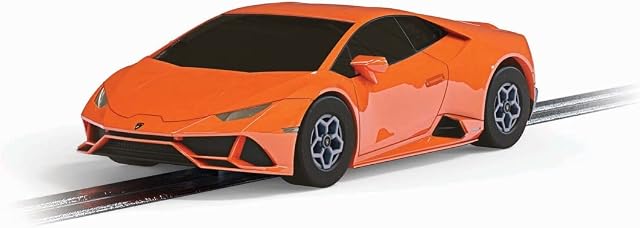 Micro Scalextric Lamborghini Huracan EVO Car - orange. Micro, Solid orange