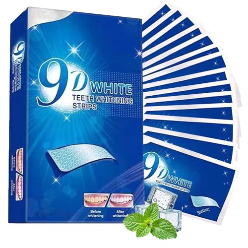 28 Pezzi Sbiancanti Strisce Denti, Professionalo Strisce Sbiancanti per Denti Bianchi, Rimuove Macchie da Caffè e Tè Rapid, Sbiancante Sbiancamento Teeth Whitening Strips per Denti Smalto