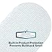 SlipX Solutions Clear Bubble Bath Mat (15 x 35 Inch, Extra Long Coverage, Oval Shape, Machine Washable)
