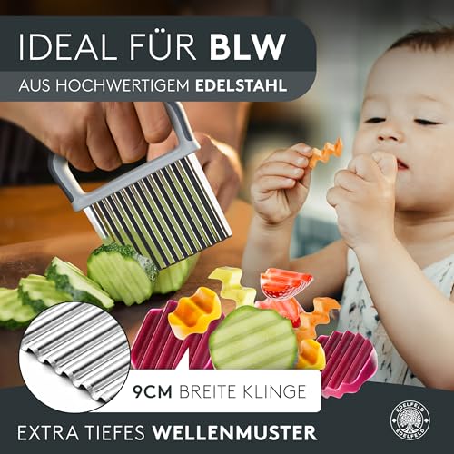Wellenschneider Edelfeld für Pommes, Obst und Gemüse