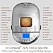 KITCHENARM 29-in-1 SMART Bread Machine with Gluten Free Setting 2LB 1.5LB 1LB Bread Maker Machine with Homemade Cycle - Stainless Steel Breadmaker with Recipes Whole Wheat Bread Making Machine