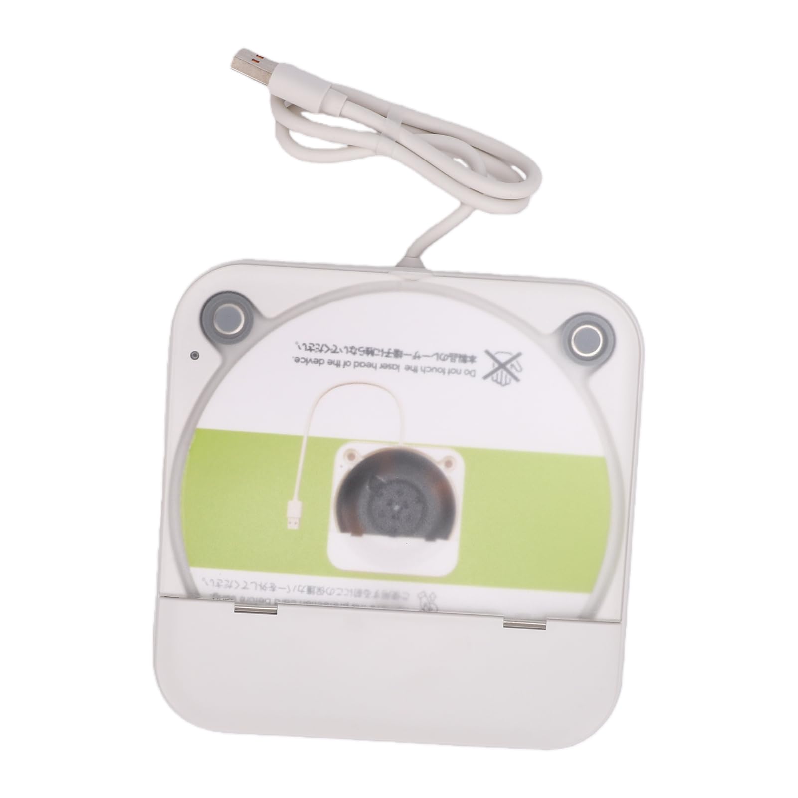 Bewinner Lettore CD Portatile per Auto Alimentato Tramite USB, Lettore Dischi Esterno per Auto con Ingresso AUX, Telecomando, Audio HiFi per Stereo del Veicolo, Laptop e Uso Domestico