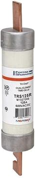 Mersen/Ferraz Shawmut Ferraz Shamwut/Mersen TRS125R, 125Amp 600V Slow Blow Class RK5 Cartridge Blade Fuse, Color